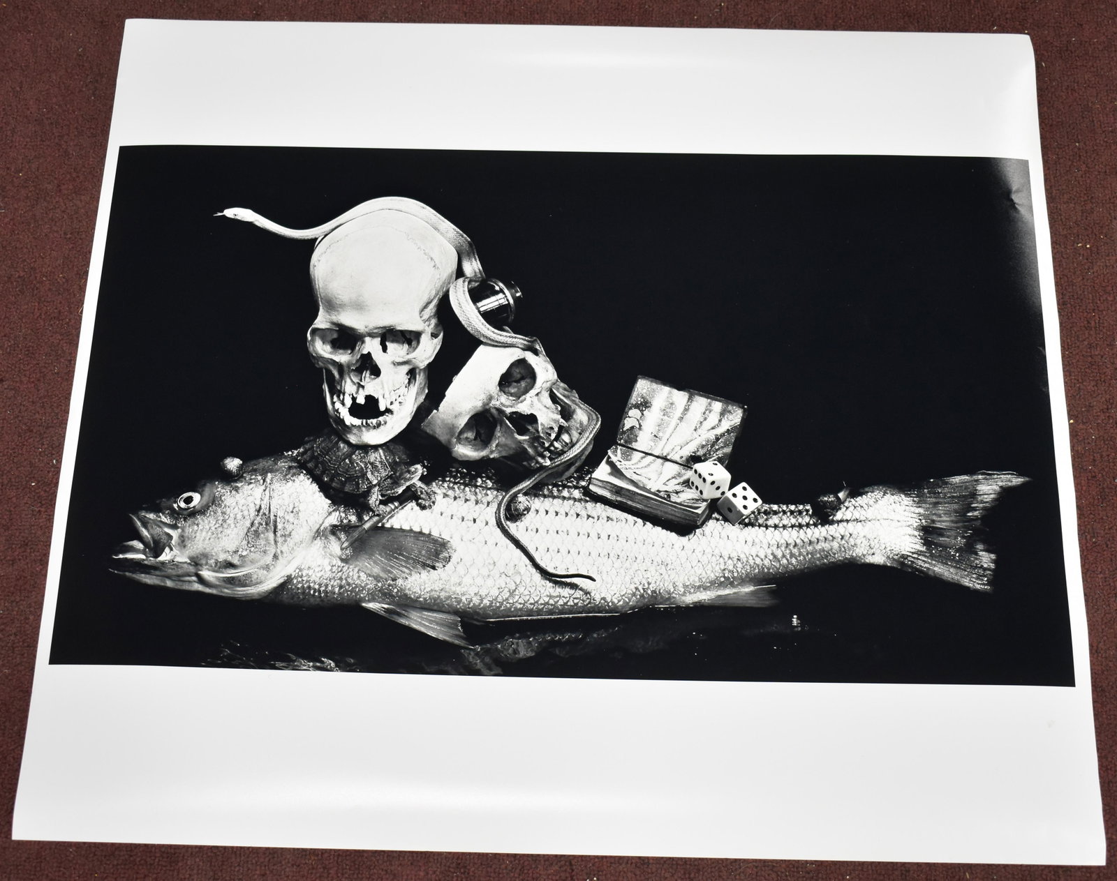 Irving Penn. Crossing the River Styx: New York 1956. Later Print. Stamped on back. Size
