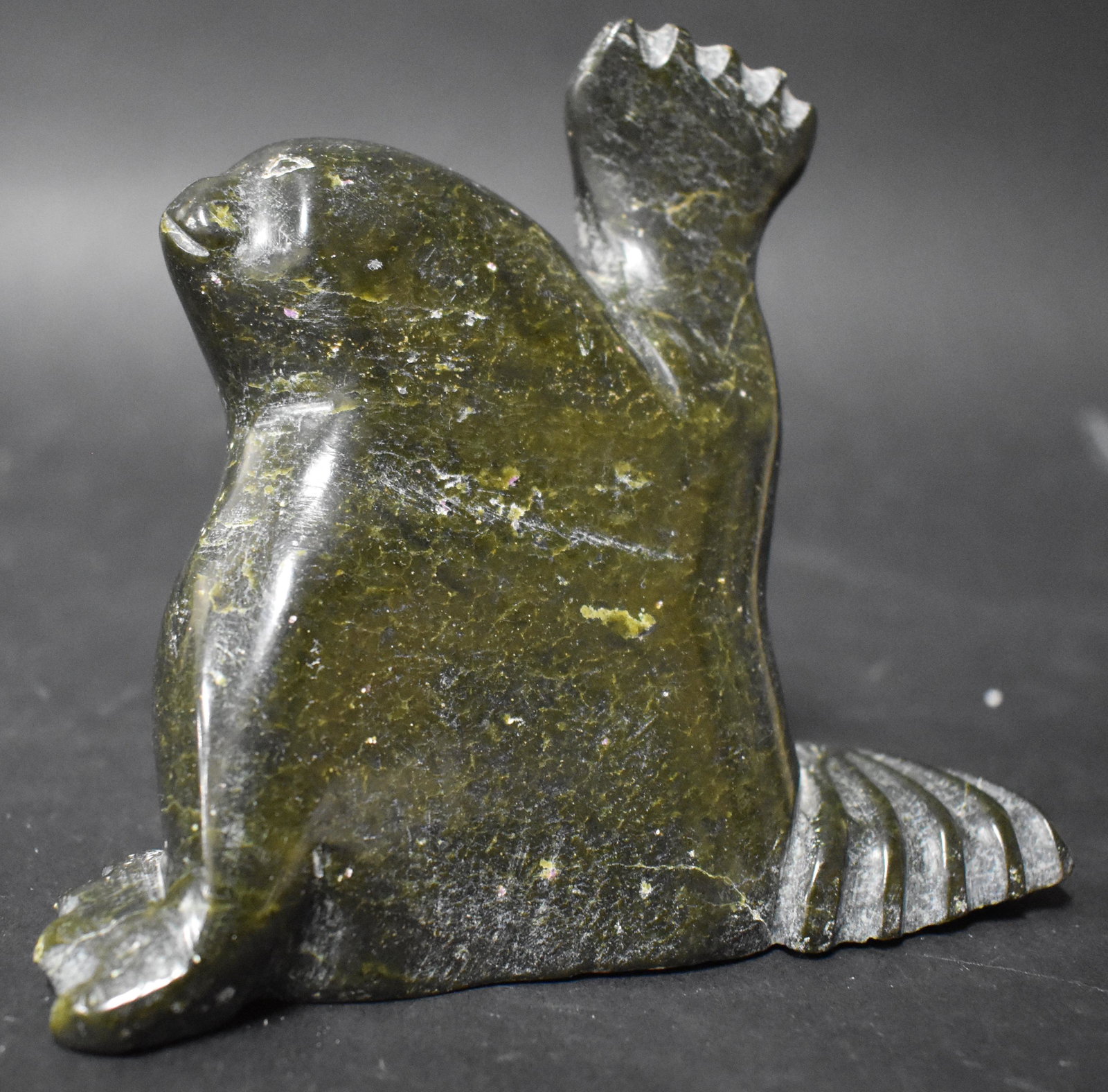 20C Inuit Figure: Dated '74 Size 5"H