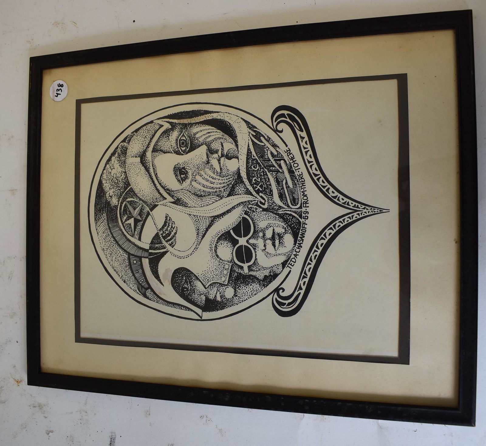 Ted A. Chasanoff Print 1969: From Here to There 14 1/2" x 11 1/2"