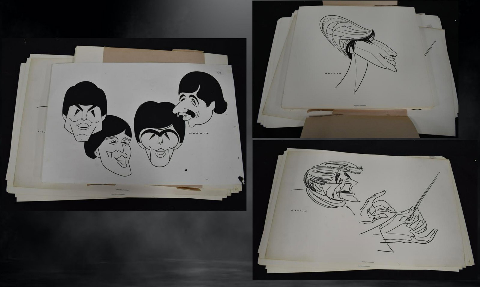 Sam Norkin Prints inc. The Beatles (100): Only a few different images.