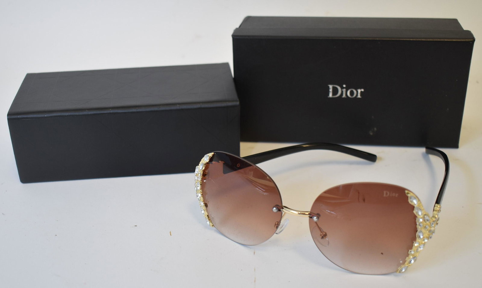 Pair of Dior Ladie's Sunglasses: Complete with box and card
