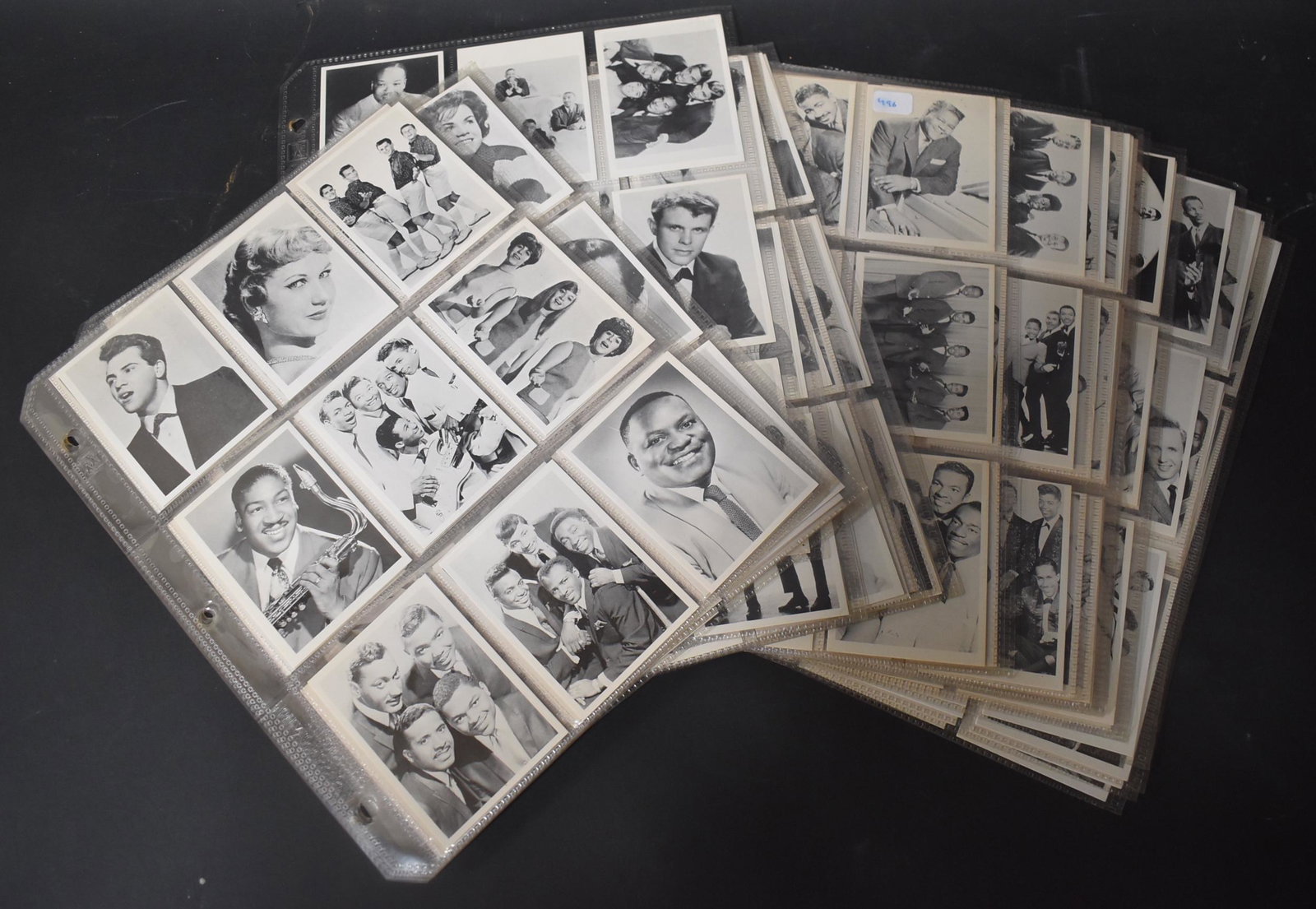 Complete Set Big Sound Stars (270): With information at the reverse as to lead singer, group members, hit records etc. 270 in the lot. Includes The Platters, Shirelles, Chuck Berry, Elvis Presley, The Beatles, Ray Charles, Buddy Holly, 