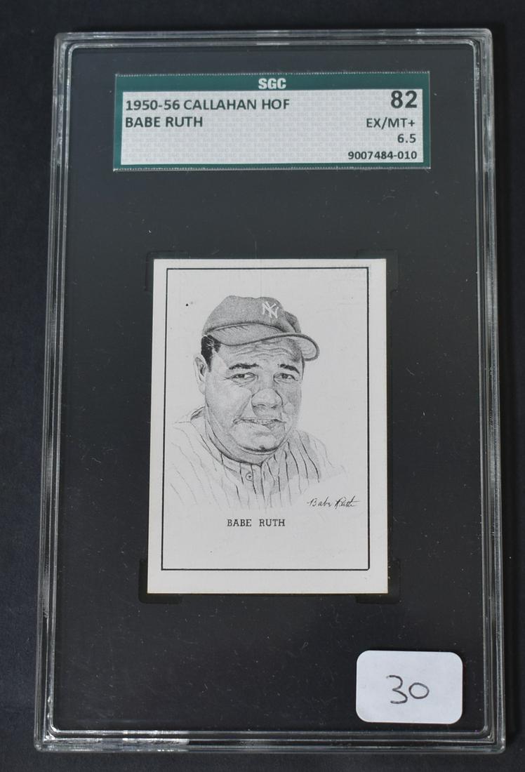1950-56 Callahan HOF Babe Ruth (1 of 2)