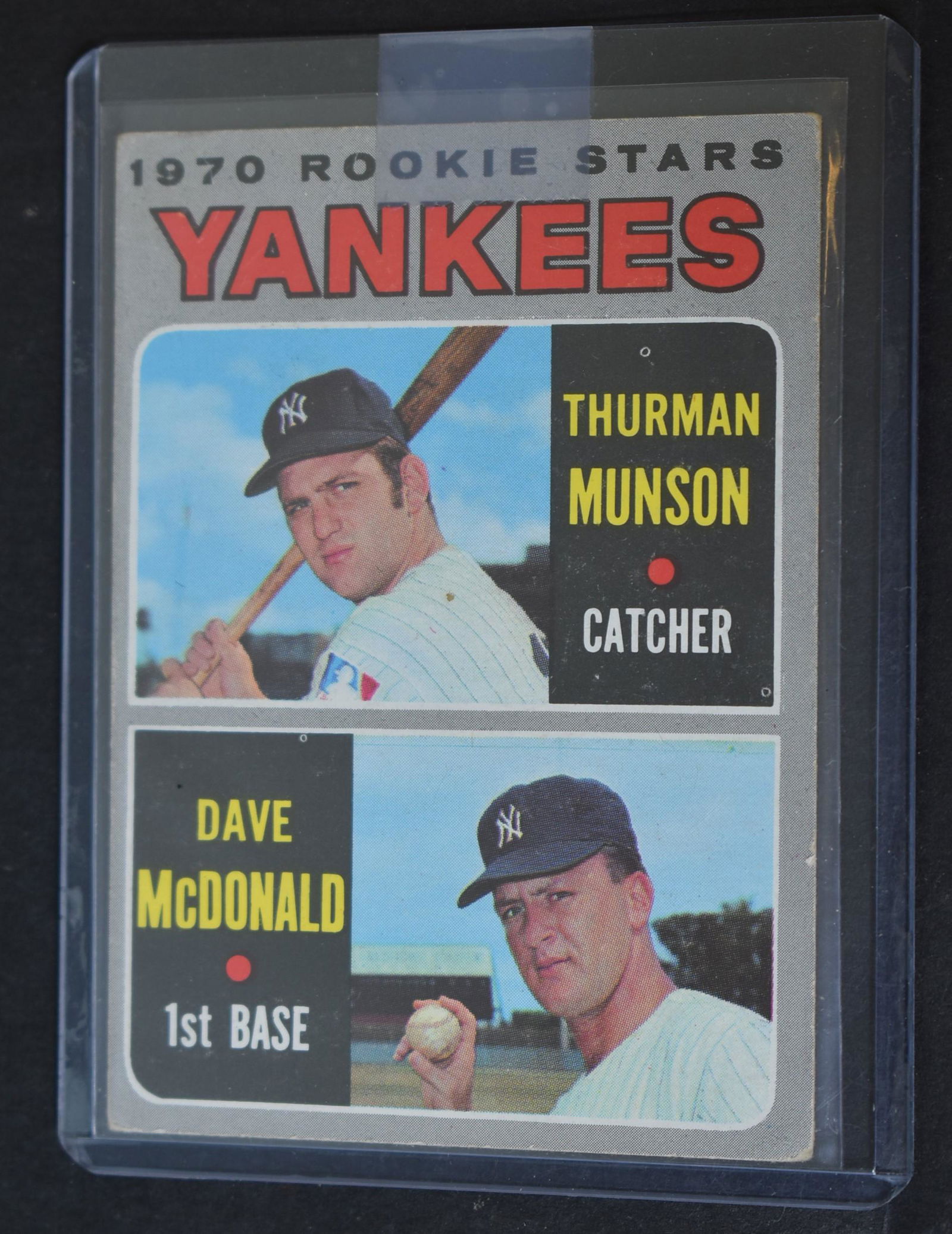 1970 Topps Munson Rookie Card (1 of 2)