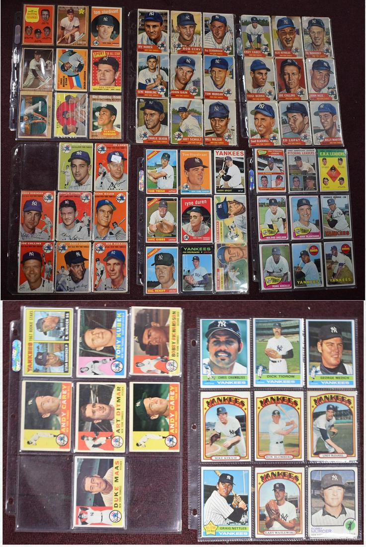 1953-1976 Lot of Yankees Cards (57) (1 of 7)