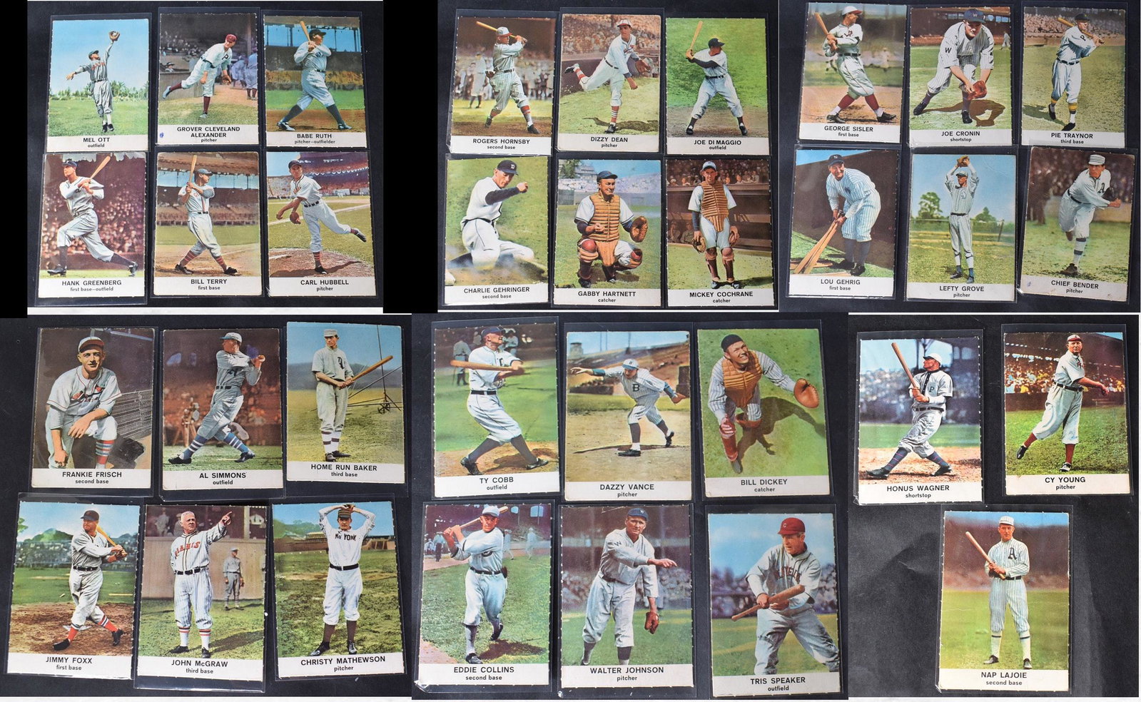 1961 Golden Press Complete Set: Includes Ruth, Gehrig, Cobb, DiMaggio, and many more Hall of Famers