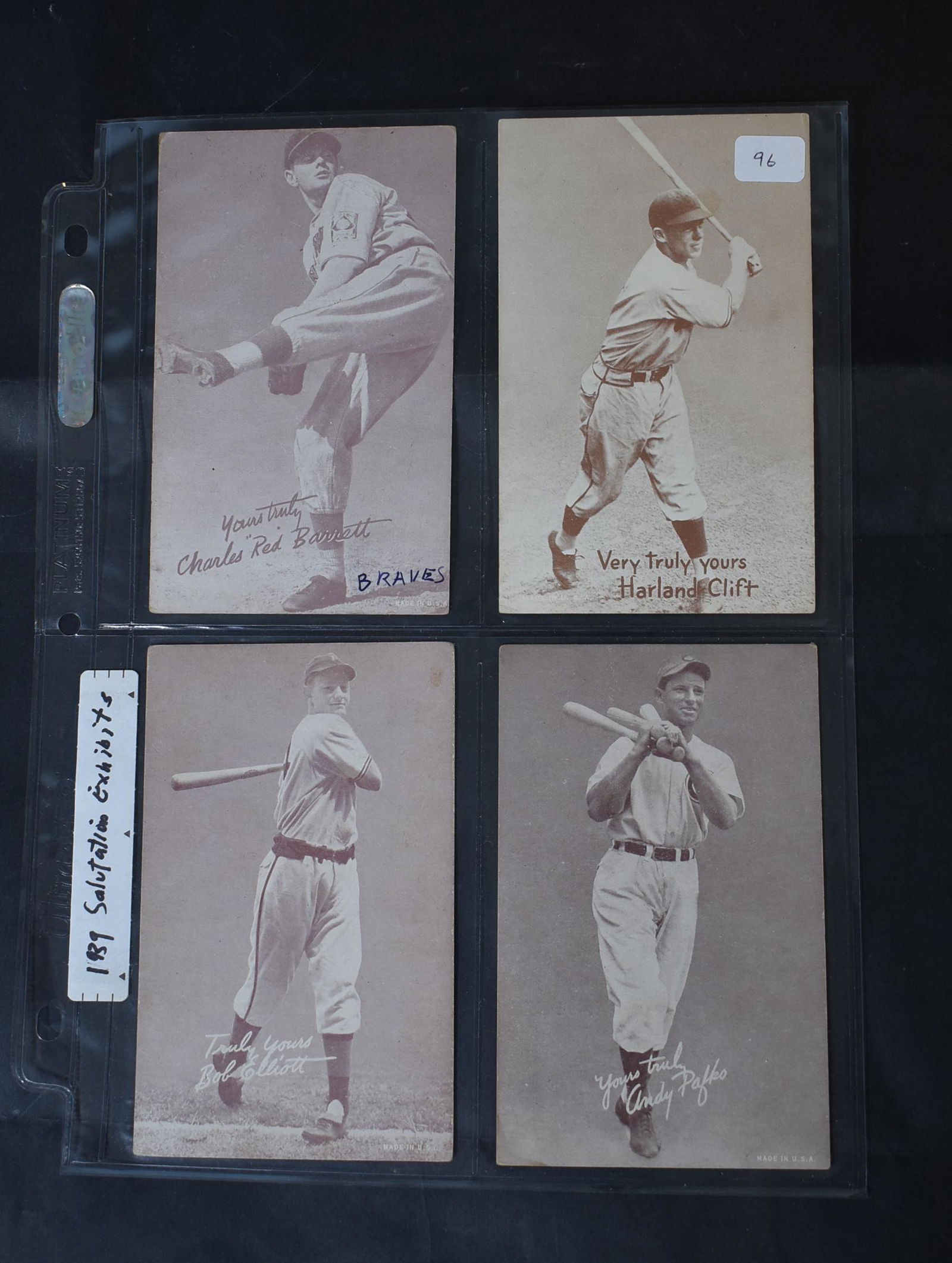 1939 Salutations Exhibits Cards Lot (4) (1 of 2)