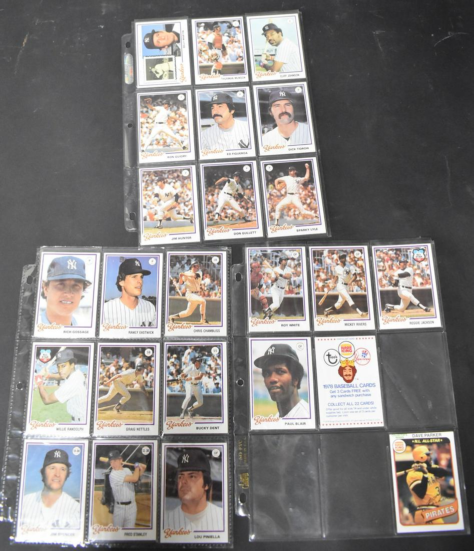 Lot of Topps New York Yankees Cards (24) (1 of 2)