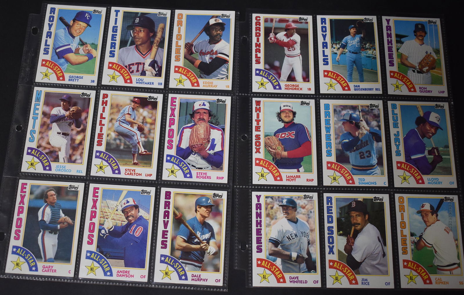 Lot of 1984 Topps All-Stars Baseball Cards (22) (1 of 4)