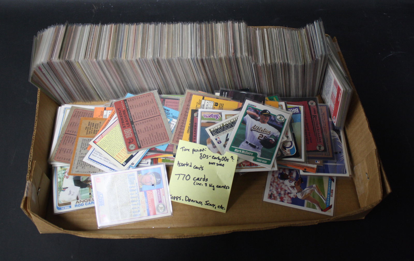 Assorted Lot of Baseball Cards (1 of 5)