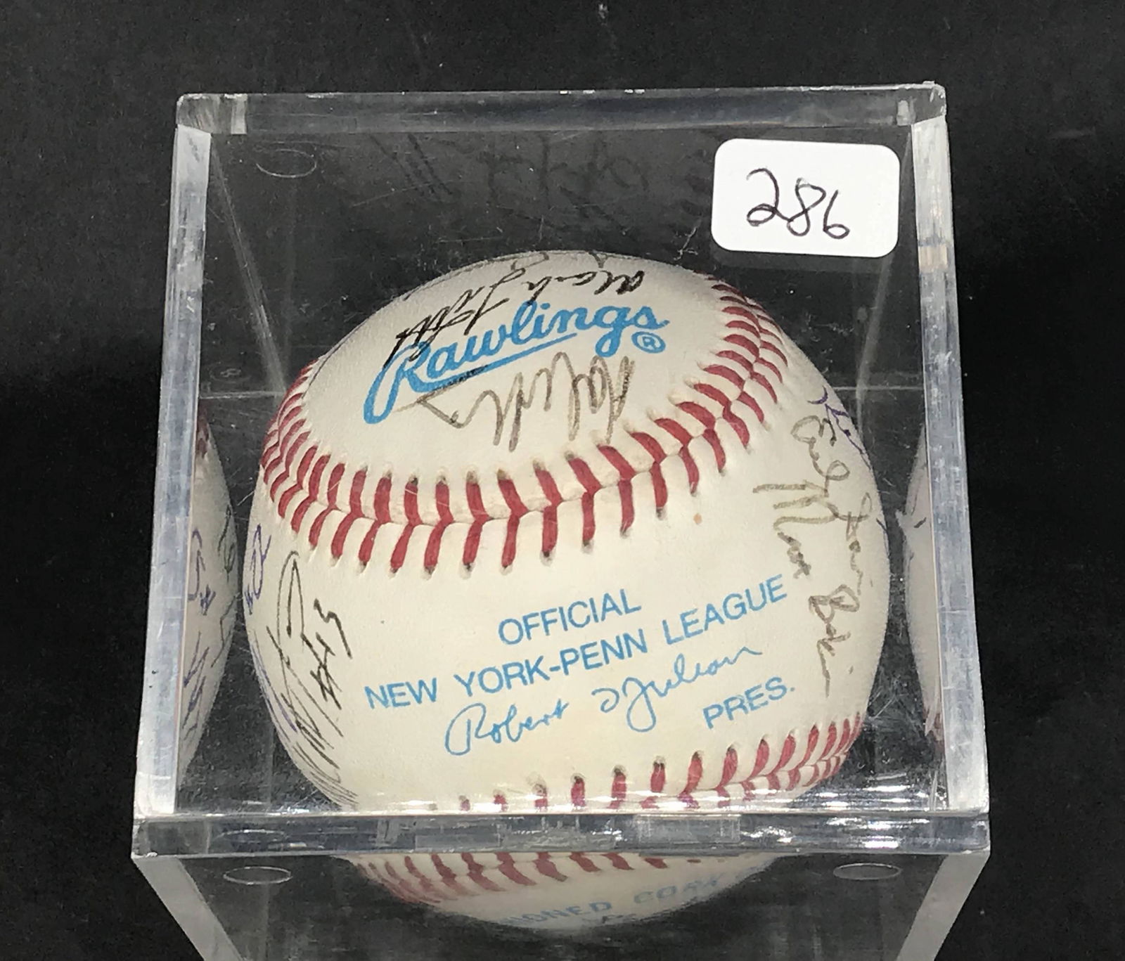 New York Penn League Team Sgd. Baseball (1 of 7)