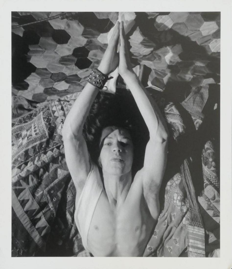 Mick Jagger Cecil Beaton Publication Photo: Mick Jagger Cecil Beaton Publication Photo Mick Jagger, measuring approximately, 9.5"x11" with white border. Taken by Cecil Beaton in 1968, printed 2000. It comes stamped by the photographer and agenc