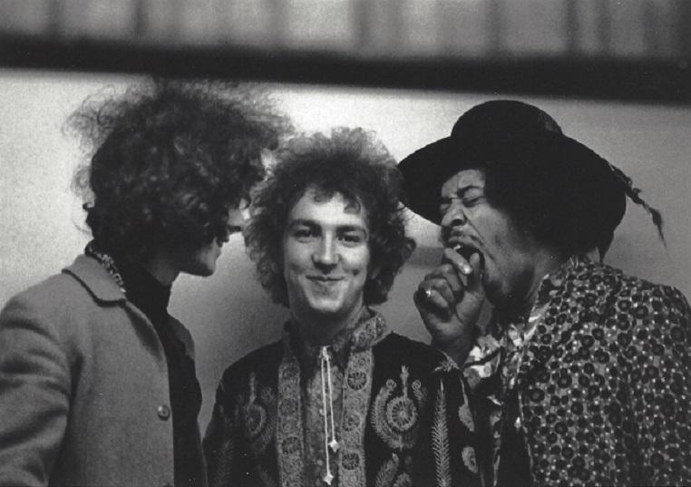 Jimi Hendrix & Experience Publication Photo: Original Linda McCartney Publication Photo, measuring approximately, 7.5"x7.5" includes white border. Taken in 1967, printed 1998. It comes stamped by the photographer and agency. The photograph is pr