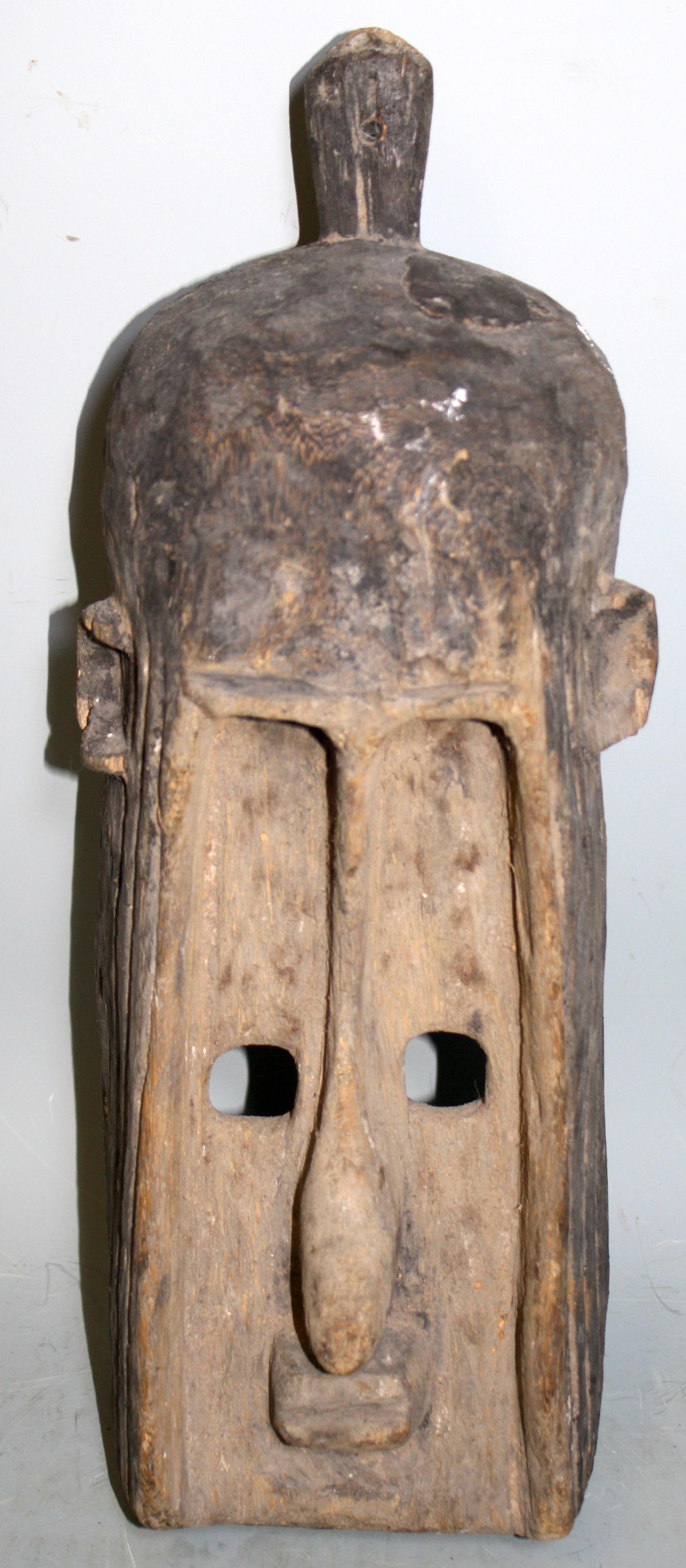 20th C. Dogon Mask: Mali Highlands 17"H