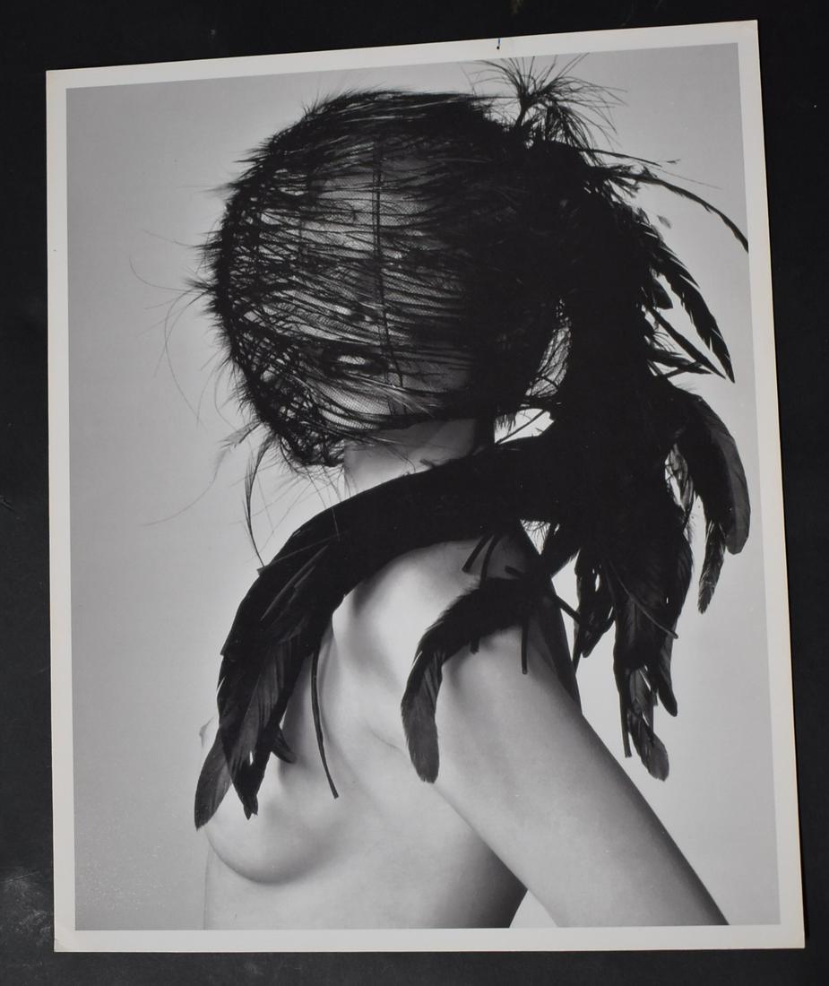 Irving Penn Nadja Auermann Photo 1994: Back stamped. 10.5" x 8.5.