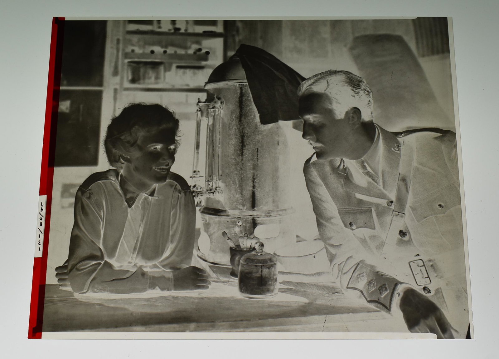 Jean Harlow Negative: Jean Harlow and James Hall in the movie "Hells Angels" (1930) 8" x 10"
