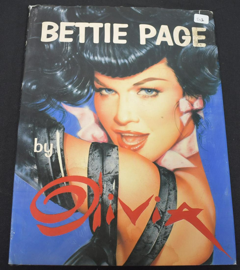 Bettie Page Book by Olivia: First edition 2006, foreword by Hugh Hefner