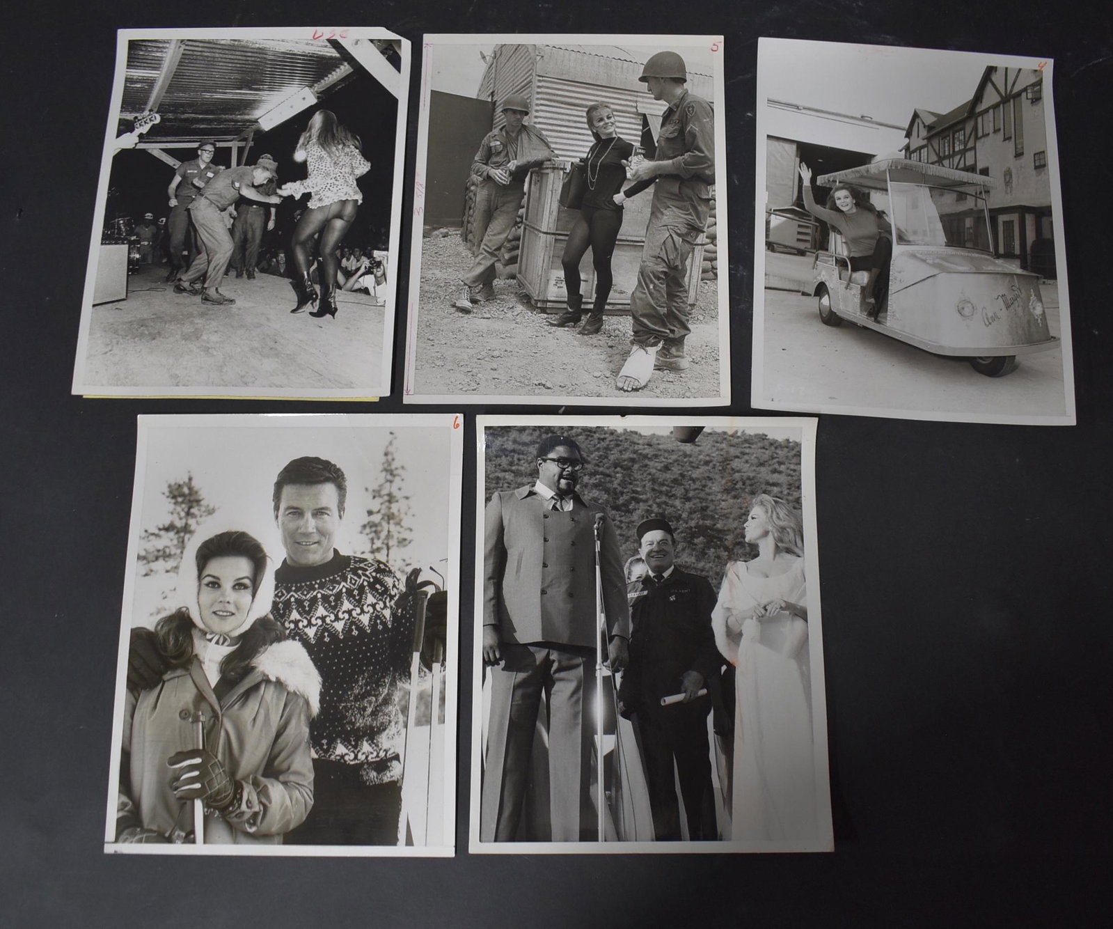 Ann Margret Vintage Photos: All with back stamps and publicity snipes. 7" x 9".