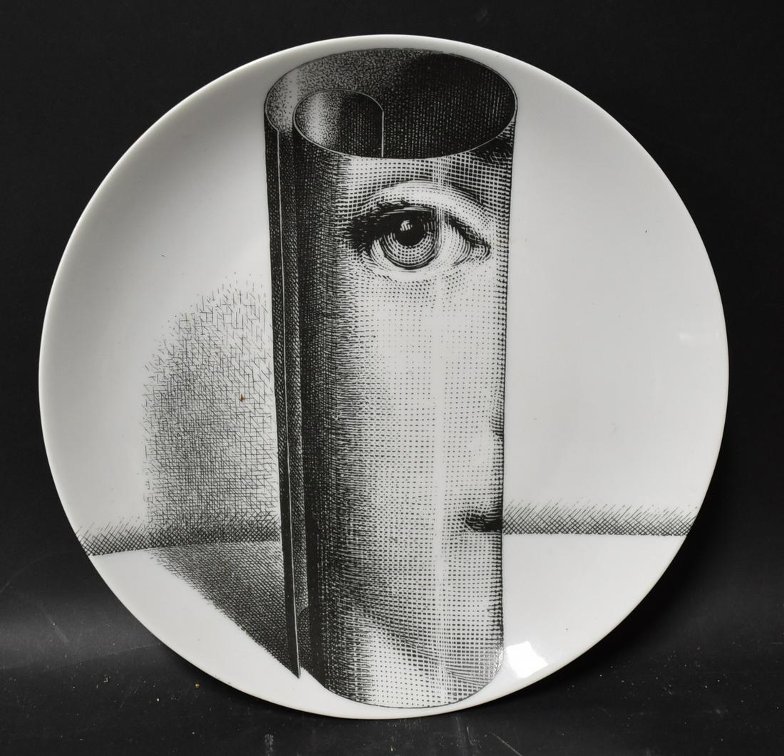 Fornasetti: Tema e Varinzioni Plate: #199. 10 inches
