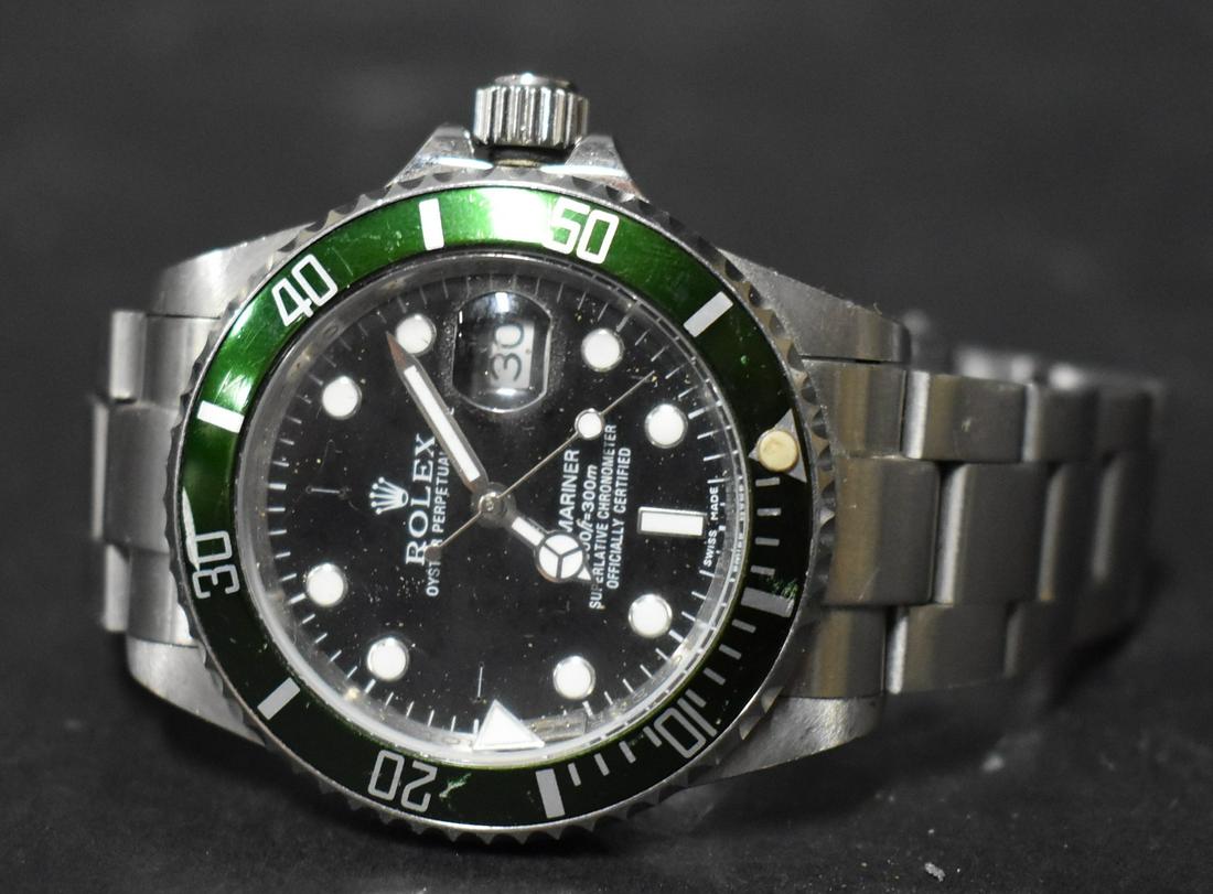 Rolex Reproduction Watch: Stainless band. Submariner.