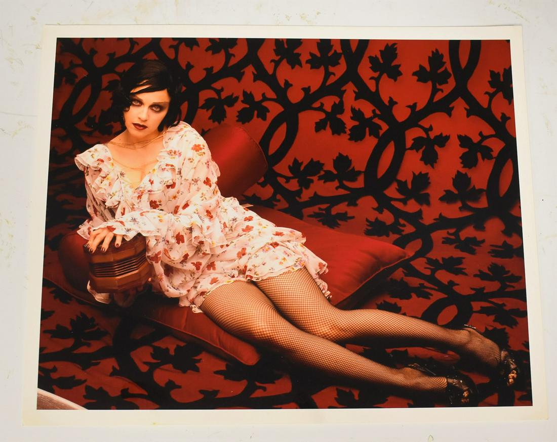 Herb Ritts Madonna: Back stamped for the photographer. 8" x 10".