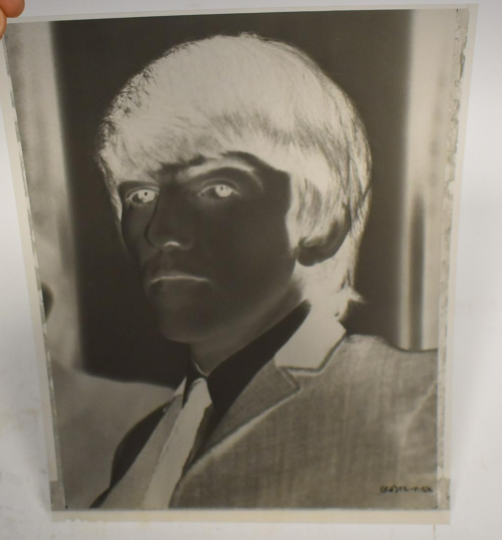 George Harrison Portrait Negative 1963: Dated 1963. 8" x 10"