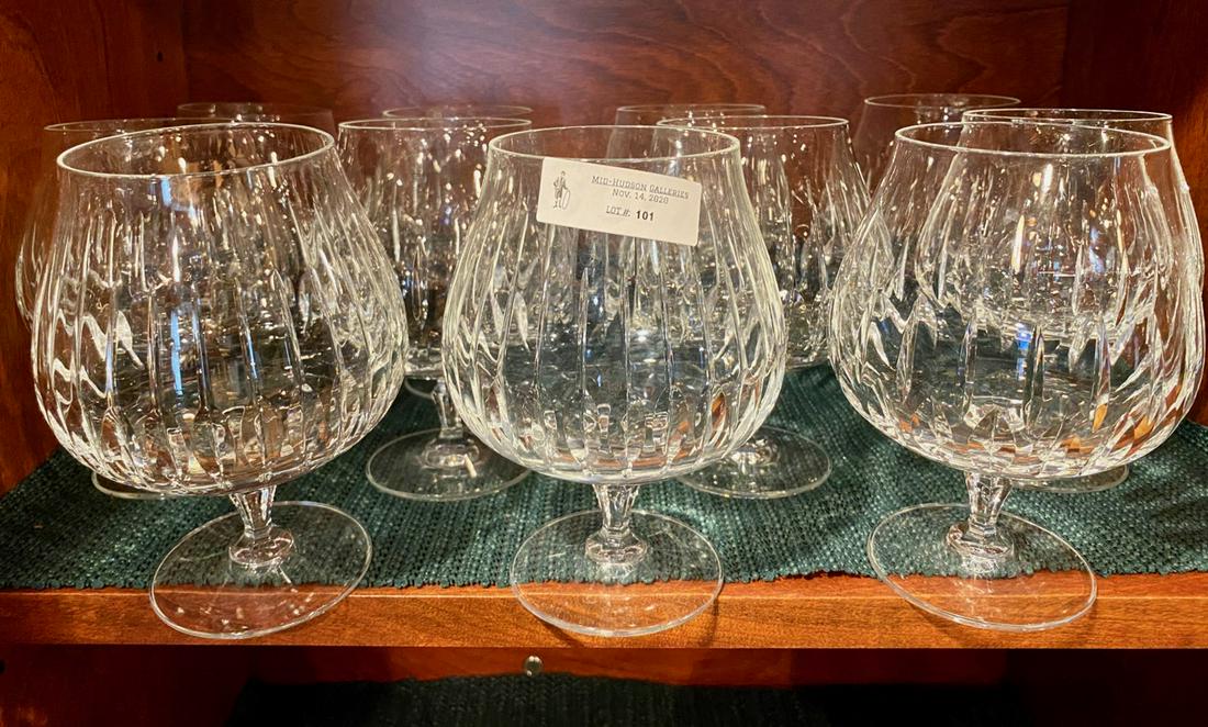 Waterford Type Brandy Snifters (11) (1 of 3)