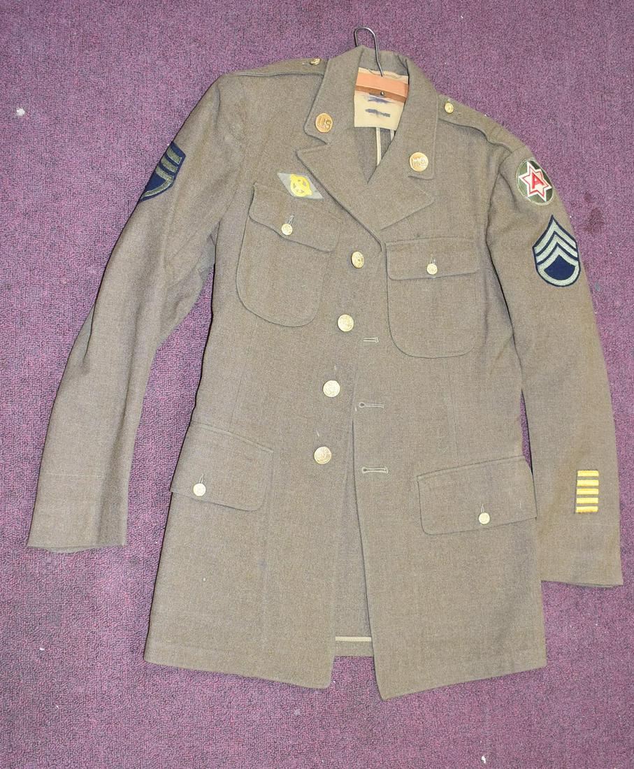 WWII Era Army Unifrom. 6th Army Patch: Comes with heavy coat and pants. The 6th Army Patch was worn from 26 January 1927 to 1957. The Sixth United States Army was activated in January 1943 at Fort Sam Houston, Texas. The Sixth is credited 