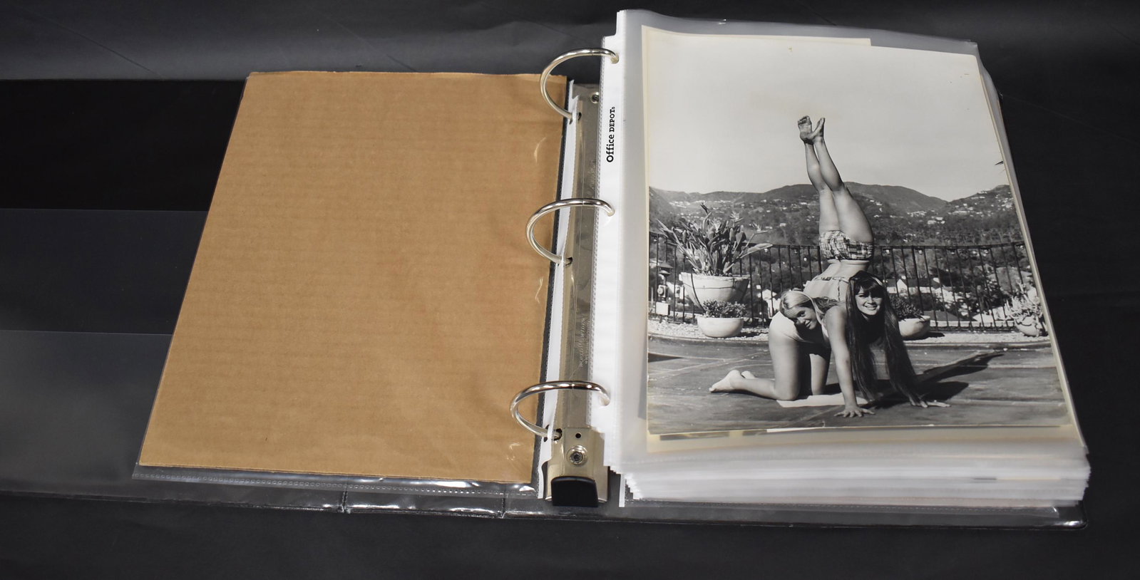 Album of Bunny Yeager Photos Many Sgd. (90+): Approximately 90. Includes models Georgette Gelpin, Brenda Shaw, Christy Foushee, Sandy Bowman, Carole Ferguson, Josie Winfield, Teddi Johnson, Kaye Murphy, Tracy Vance, Gloria White, and many others.