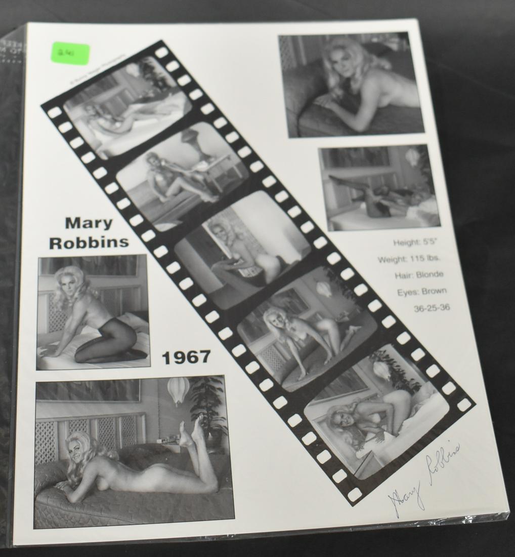 Posters Inc Mary Robbins Sgd.: 1960s. All BY photos. Also includes Christy Foushee; Carie Price; Lacey Kelly; Mickey O'Brien. Double weight matte &/or semi-gloss silver gelatin. 5 in the lot. 8 inch x 10 inch.