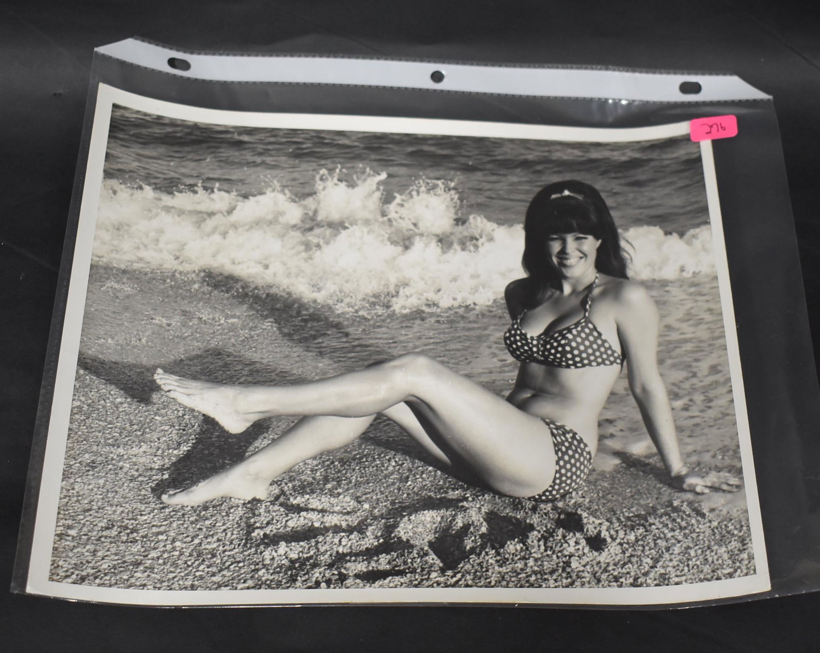 Signed Bunny Yeager Photo Emalee Andre: 8 inch x 10 inch.