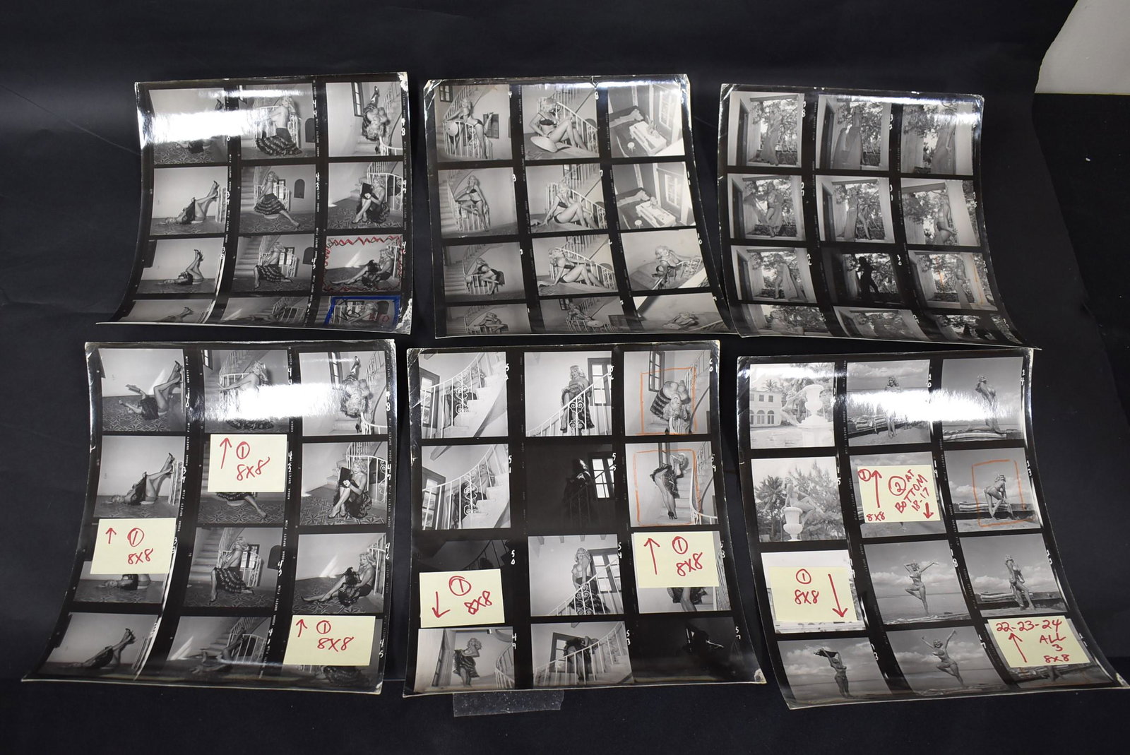 Bunny Yeager Jennie Lee Photographs: "The Bazoom Girl". Includes negatives, contact sheets, model proofs, and 8 x10inch color photos.