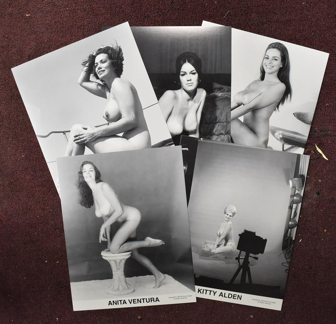 Bunny Yeager Mix Model Photos (5): all 8 x 10s Featuring Jane Duke, Anita Ventura, Kitty Alden, Toni Calvert, and Ruth Anderson.