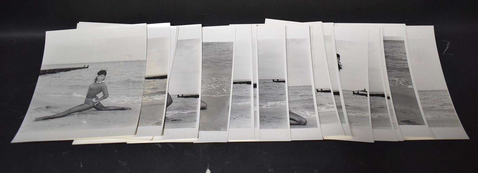Bettie Page Era Eric Kroll Photos: (20) 8x10 Double Stock Stamped on Back Bunny Yeager Represented Eric Kroll