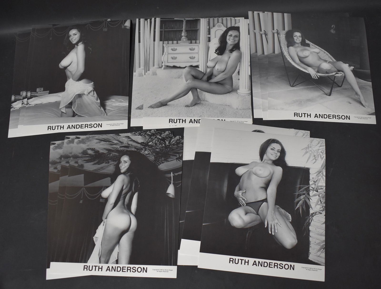 Bunny Yeager (16) Lithos Ruth Anderson: Double Stock 8x10 (16) Model Ruth Anderson