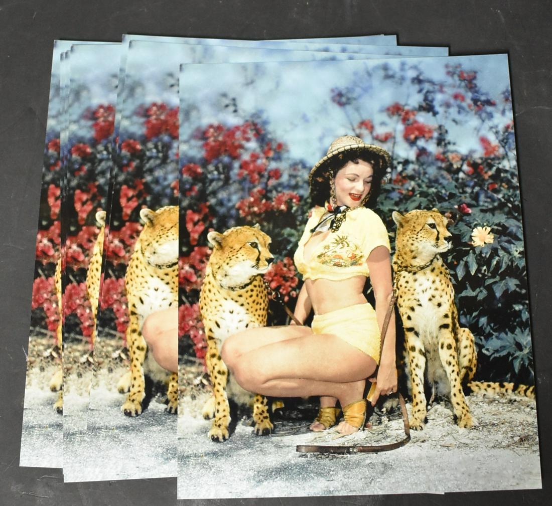 Bunny Yeager photo (8) Models in Jungle Land: Unidentified Model. Color 8x10