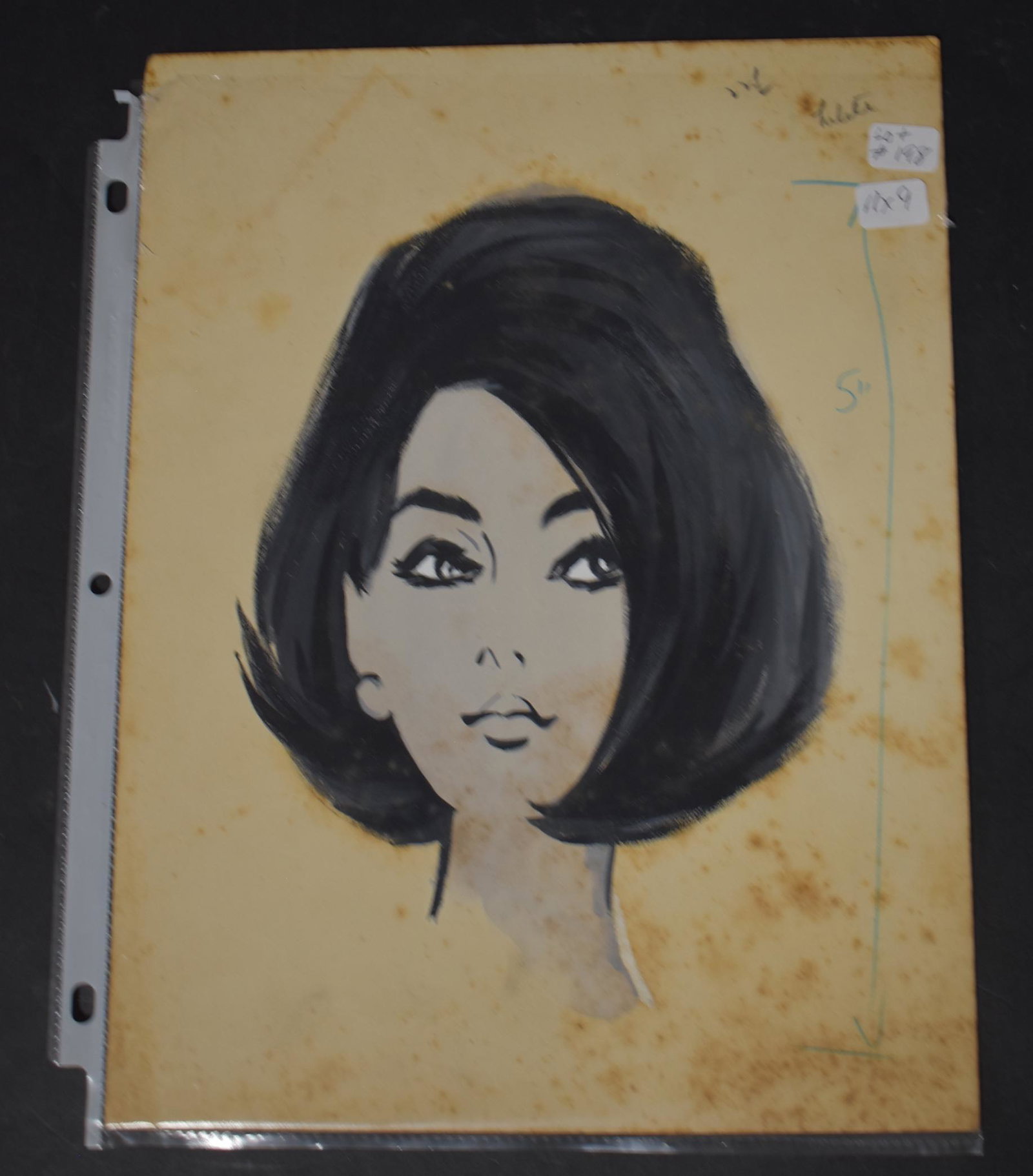 Original Book Illustration By Tony Floreani & Bunny: Illustration For The Book "The Human Figure " Authors Tony Floreani & Bunny Yeager One Illustration Of Nude Woman Front View and Side View 18x15