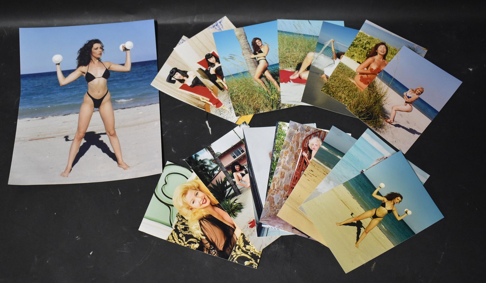 Mixed Model Snapshots (15): Contessa; ; Greta; Madeline; Lisa Baker; Nicoletta; Nicole Kidd , Julia Lima (with an 8 x 10 as well); Debbie "O"; (2)' Anna Miek (2); Karen Cutillo; ; Bambi Le Fleur; Tetyana; Ten in the lot Nine 4 x