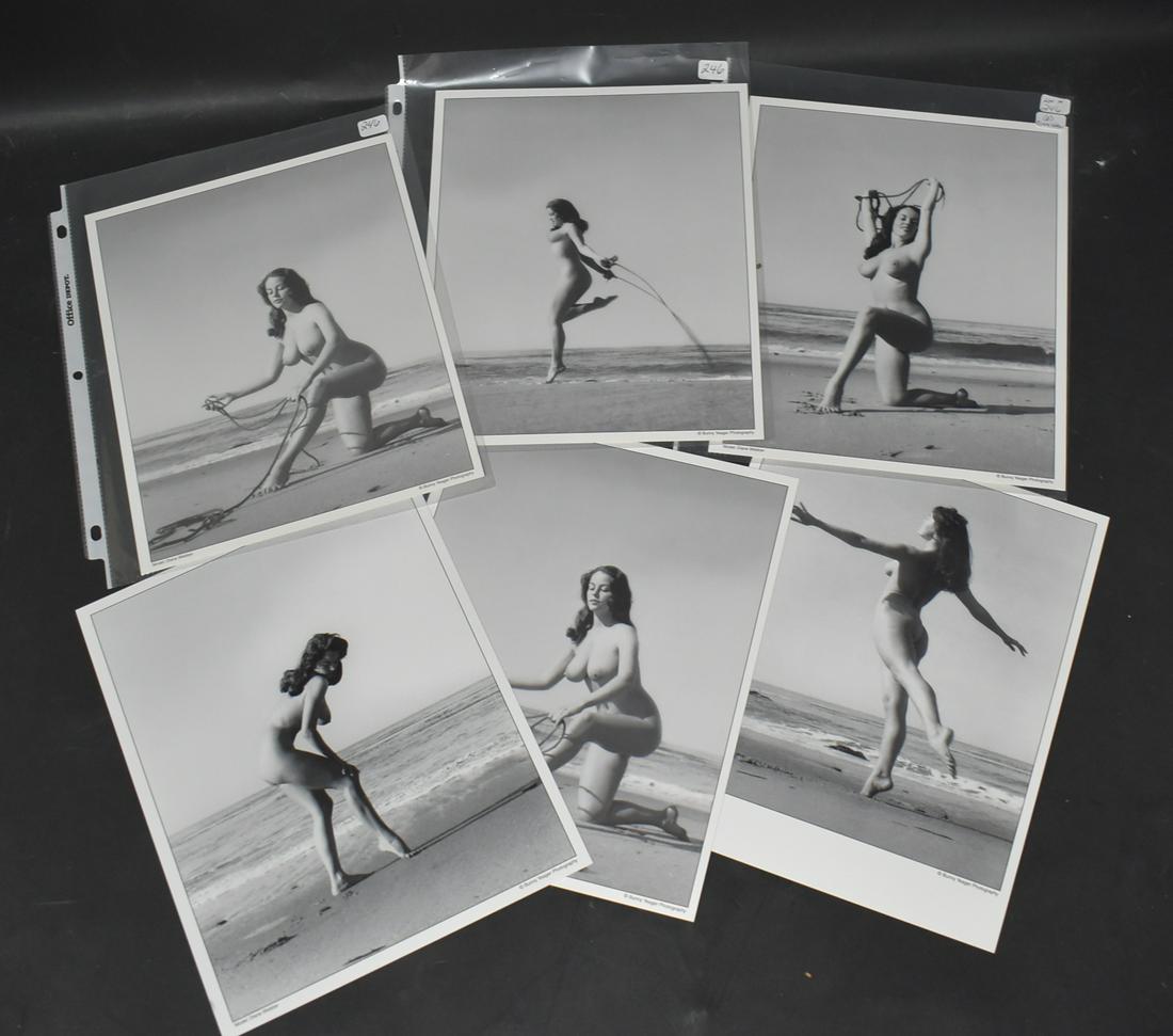 (6) Photographs Diane Weber: 8x10 Double Stock Model Diane Weber Photographer Bunny Yeager