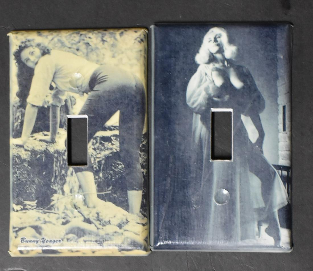 Rare One of a Kind Bunny Yeager Light Switch (2): Made for Bunny Yeager by John R. Ricker Jr.. Only ones known Marked at the back. Two in the lot.