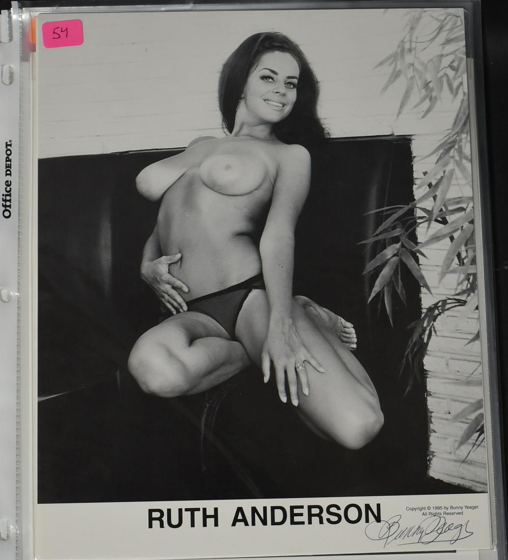 Sgd. Bunny Yeager Ruth Anderson Photo: Sgd BY in pen. 10 x 8.