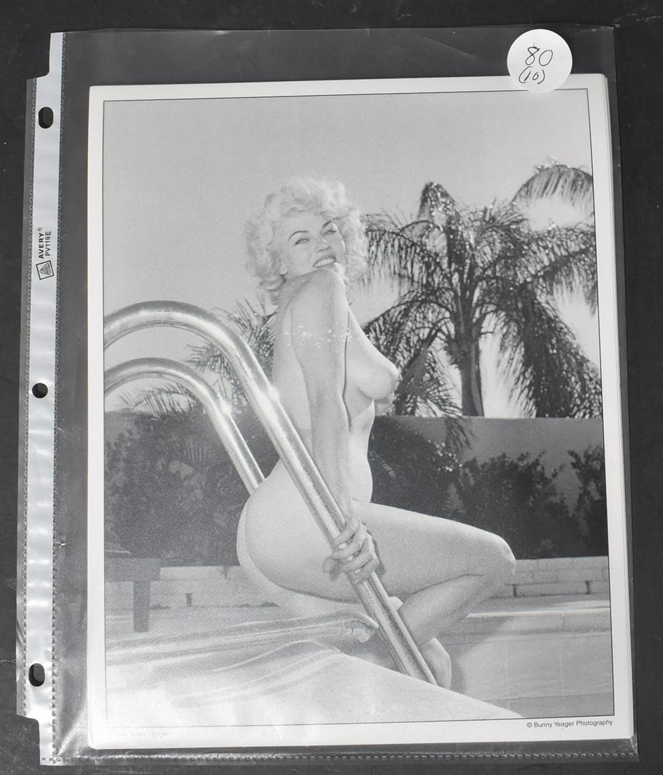 Bunny Yeager Model Maria Stinger Photos (10): (10) 8x10 Double Stock All The Same Poses