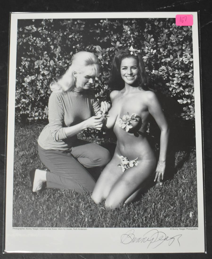 Sgd. Bunny Yeager Ruth Anderson Photo: 8 x 10. Sgd in sharpie BY.