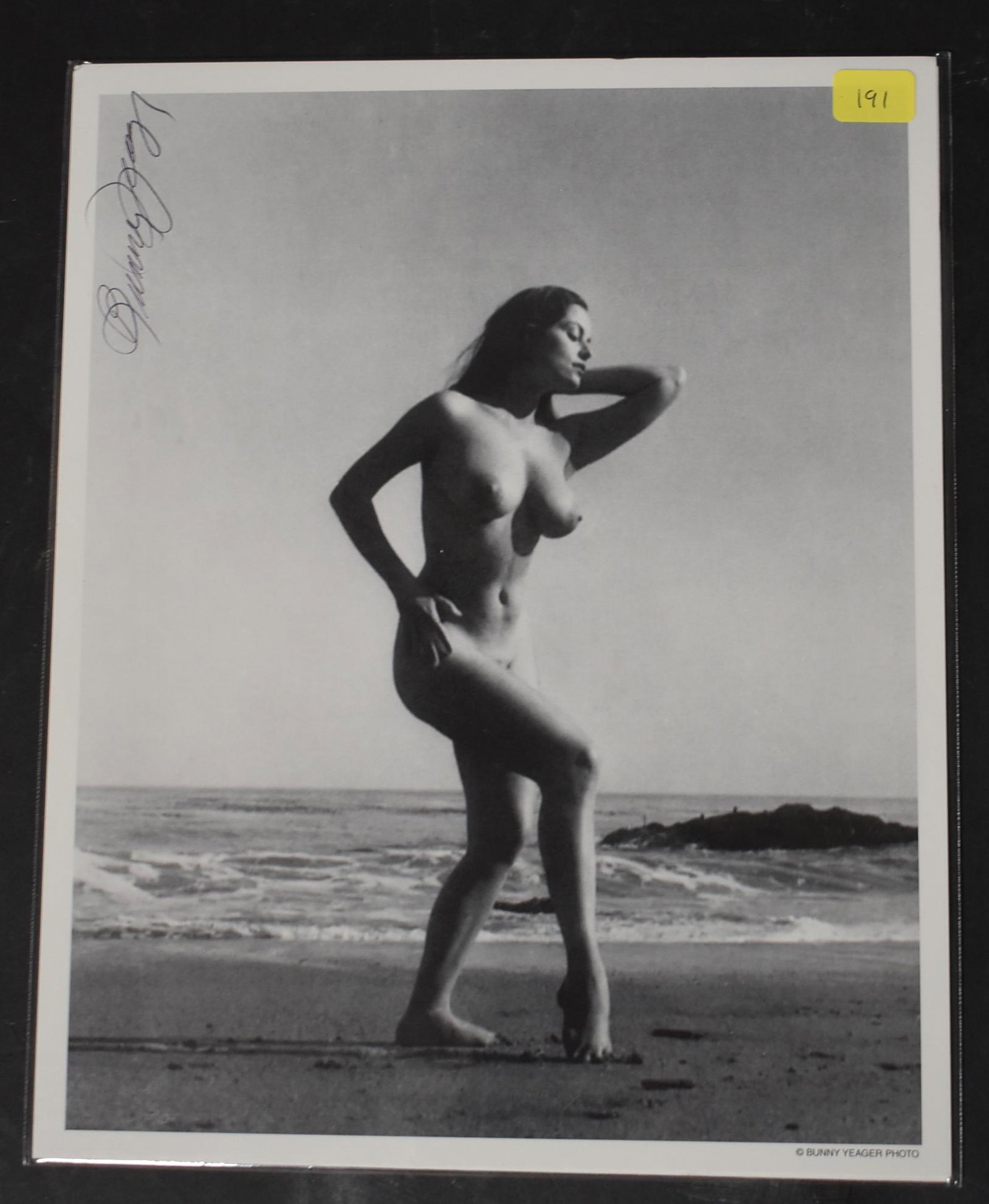 Sgd. Bunny Yeager Ruth Anderson Photo: Sgd. BY in pen. 10 x8.