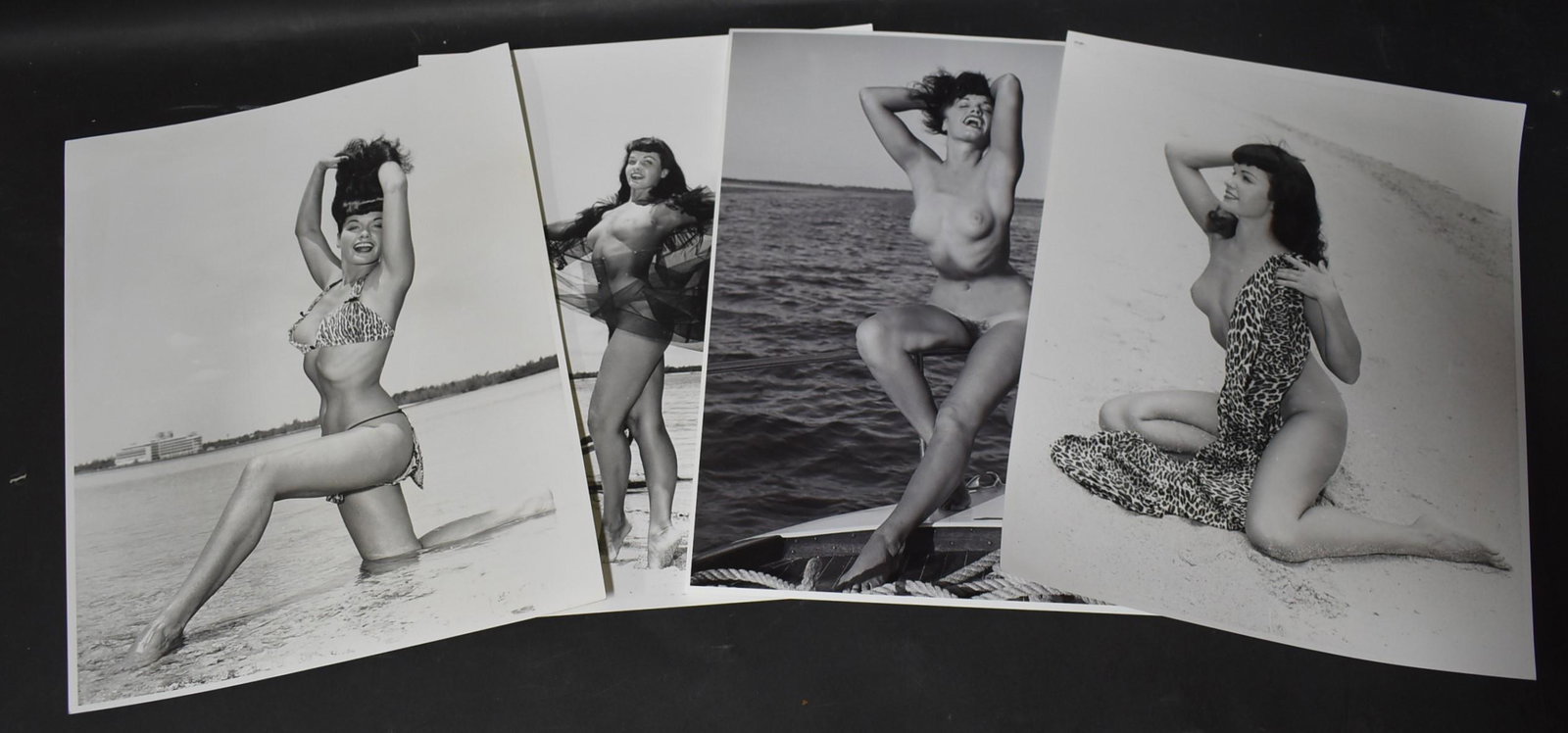 Betty Page Photos By Bunny Yeager (4): 14x11 Double Stock By Photographer Bunny Yeager