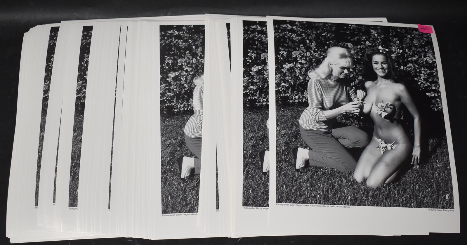 Bunny Yeager Ruth Anderson Photos (200+): OF the same image. 10 x 8. Approximate count.
