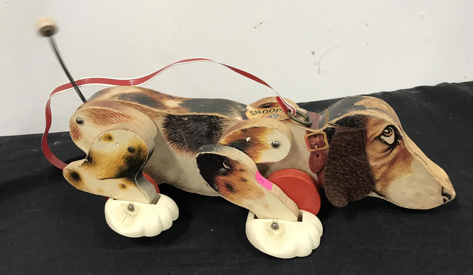 Fisher Price Snoopy Pull Toy: Stick for Fisher Price Toys '61. Size14 inch long.