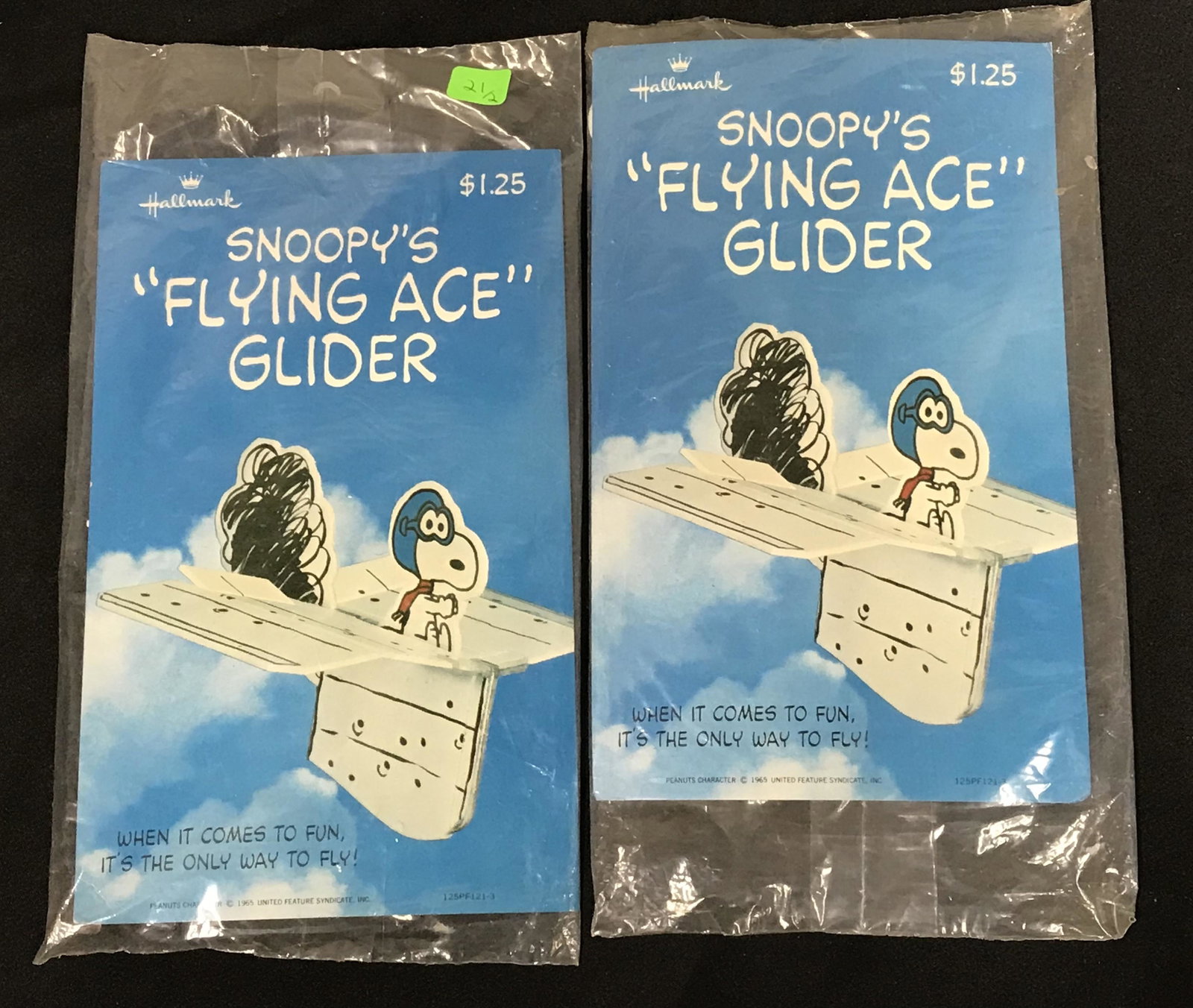 Snoopy's "Flying Ace" Glider: "When it comes to fun, the only way is to fly".