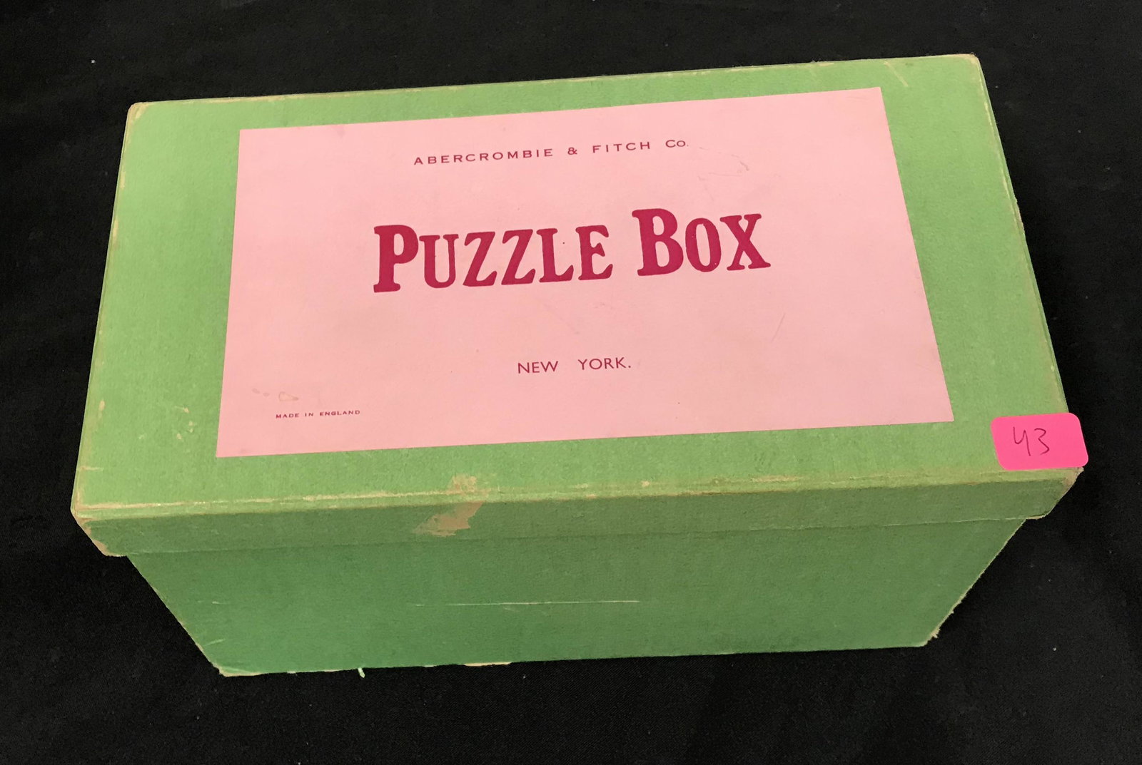 Abercrombie & Fitch Puzzle Box NY: A&F NY. 11 puzzles in box, each different. Puzzles are 4 x 5.