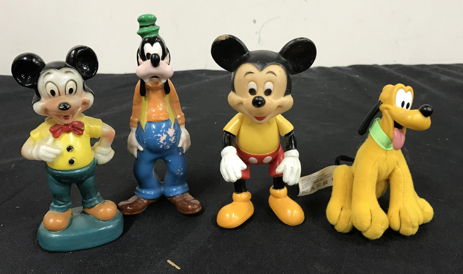 Mickey Mouse & Other Disney Figures (5): 4 - 6 inches.